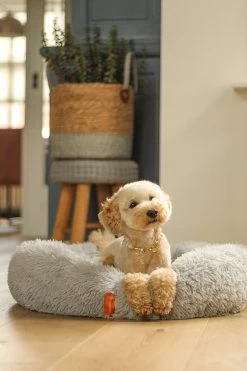 Happysnoots Hondenmand Met Rits - 80cm - Hondenbed - Donut Dog Bed - Fluffy - Grijs - Wasbaar 28 Happysnoots Hondenmand Met Rits - 80cm - Hondenbed - Donut Dog Bed - Fluffy - Grijs - Wasbaar -Hondenbenodigdheden 799x1200 6