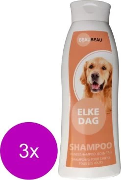 Beaubeau Hondenshampoo Elke Dag - Hondenvachtverzorging - 3 X 500 Ml
