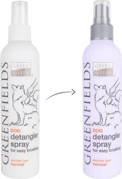 Greenfields Anti-Klit Spray Voor Honden - Ideaal Voor Honden Met Lange Of Krullende Vacht - 270 Ml -Hondenbenodigdheden 818x1200