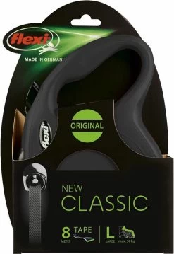 Flexi Rollijn New Classic Tape Large 8 M - Hondenriem - Zwart Tot 50kg -Hondenbenodigdheden 825x1200 3
