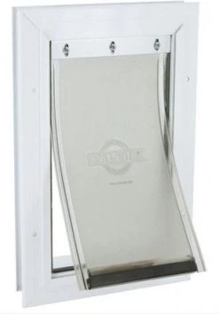 Staywell 620 Hondenluik - Aluminium - Wit -Hondenbenodigdheden 838x1200 1