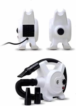 Hondenfohn - Waterblazer Met Draaiknop - 2400W Vermogen Met Warme En Koude Stand - Wit -Hondenbenodigdheden 856x1200 1