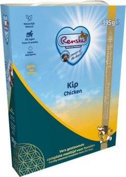 10x Renske Vers Gestoomd Complete Menu Kip - Rijst 395 Gr -Hondenbenodigdheden 856x1200 6