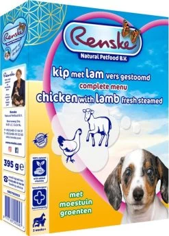 10x Renske Vers Gestoomd Complete Menu Kip - Lam 395 Gr 14 10x Renske Vers Gestoomd Complete Menu Kip - Lam 395 Gr -Hondenbenodigdheden 862x1200 1