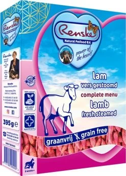 Renske Hond Vers Adult Graanvrij - Lam - Hondenvoer - 10 X 395 G -Hondenbenodigdheden 862x1200 3
