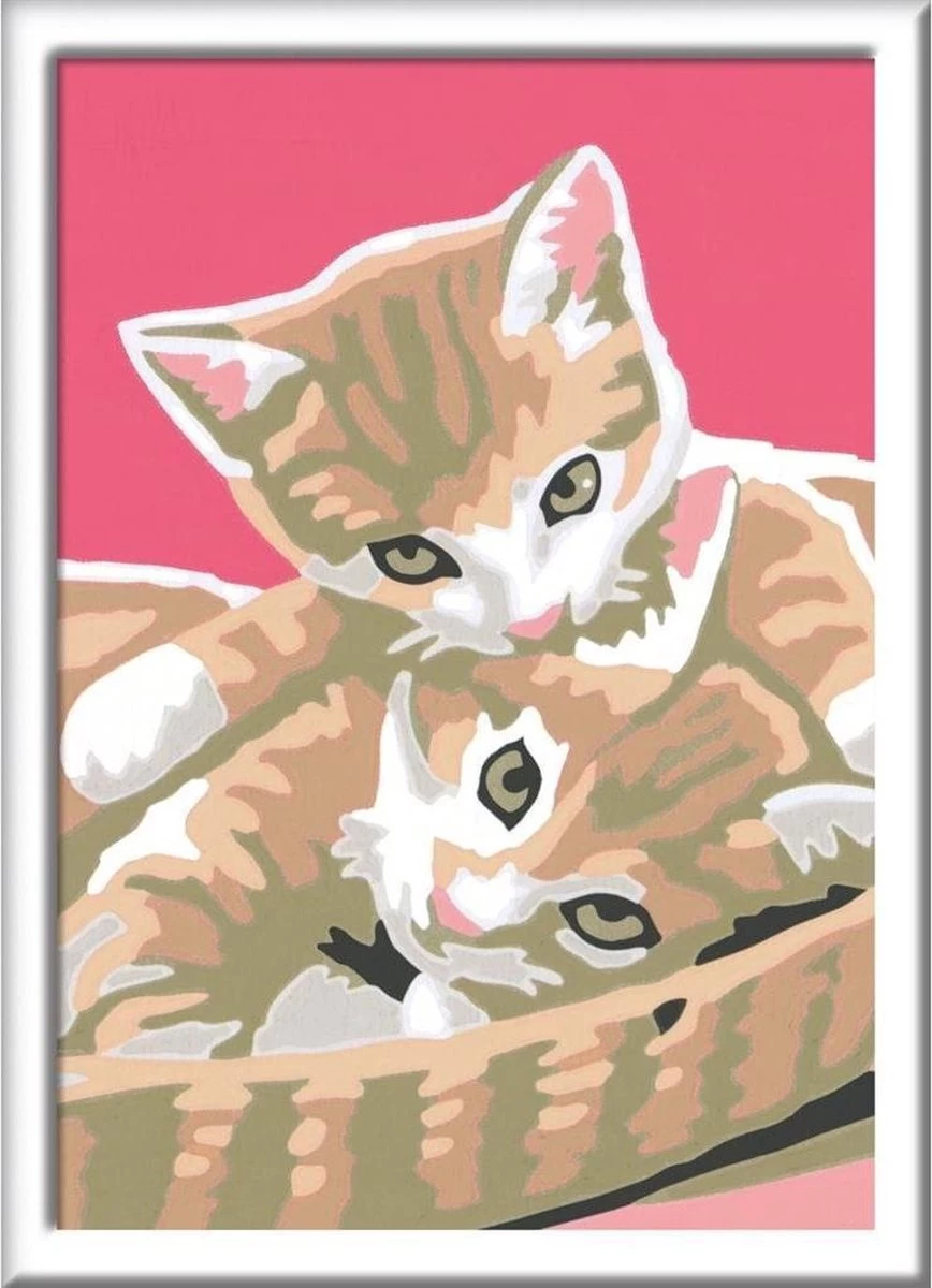 Ravensburger Schilder Op Nummer 3in1 Set Dieren 4 Ravensburger Schilder Op Nummer 3in1 Set Dieren - Afbeelding 2