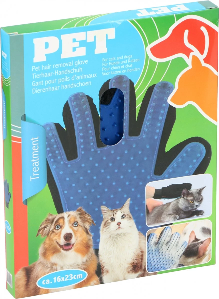 Merkloos Vachtverzorgingshandschoen 10 Merkloos Vachtverzorgingshandschoen - Afbeelding 8