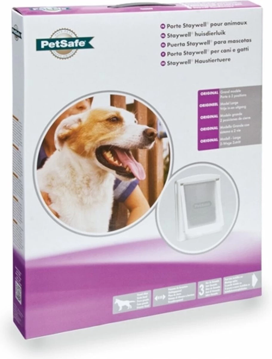 Petsafe 760 Hondenluik - L - Wit - 37 X 31,4 Cm 3 Petsafe 760 Hondenluik - L - Wit - 37 X 31,4 Cm