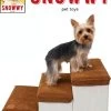 SNOWWY - Hondentrap Met Opslagruimte - Honden Loopplank Met Handige Opslagvakje - Hondenloopplanken - Inklapbaar - Huisdier Opstap - Hondentrapje - Bruin -Hondenbenodigdheden 926x1200 1