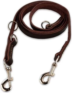 Multifunctionele Hondenriem - 220cm - Bruin - Leren Hondenriem - 100% Volnerfleer - Hondenriem Leer - Leiband Hond 13 Multifunctionele Hondenriem - 220cm - Bruin - Leren Hondenriem - 100% Volnerfleer - Hondenriem Leer - Leiband Hond -Hondenbenodigdheden 929x1200 1