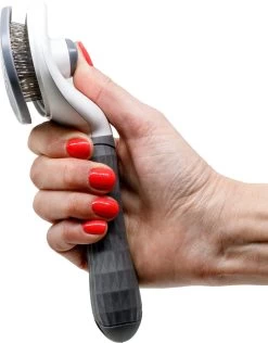 Lorell Pet Company Kattenborstel/Hondenborstel - Borstel Voor Langharig/kortharig -Hondenhaar En Kattenhaar Verwijderaar - Grijs -Hondenbenodigdheden 937x1200 2