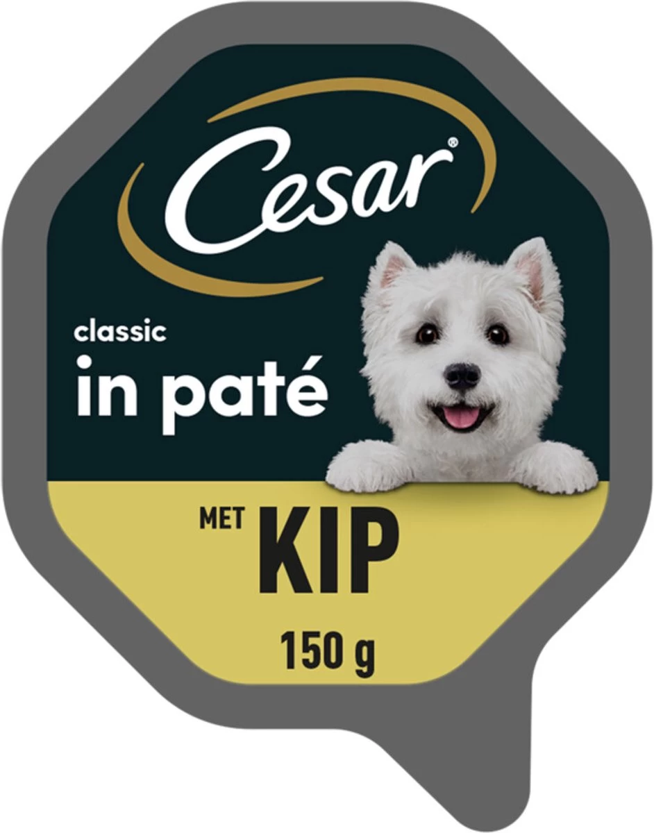 Cesar Classic Paté Honden Natvoer - Kip - 14 X 150 Gr 5 Cesar Classic Paté Honden Natvoer - Kip - 14 X 150 Gr - Afbeelding 3