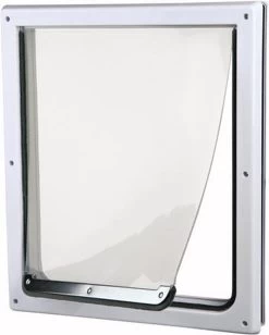 Trixie 2-Weg Hondenluik Wit - S-M 30 X 36 CM -Hondenbenodigdheden 961x1200 2