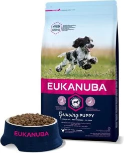 Eukanuba Dog Puppy Medium Breed- Kip - Puppyvoer - 15 Kg -Hondenbenodigdheden 978x1200 3