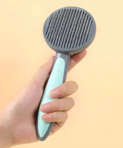 Pakeway T9 - Kattenborstel - Zelfreinigende Kattenkam - Groen - Massageborstel - 19,3 Cm -Hondenbenodigdheden 995x1200