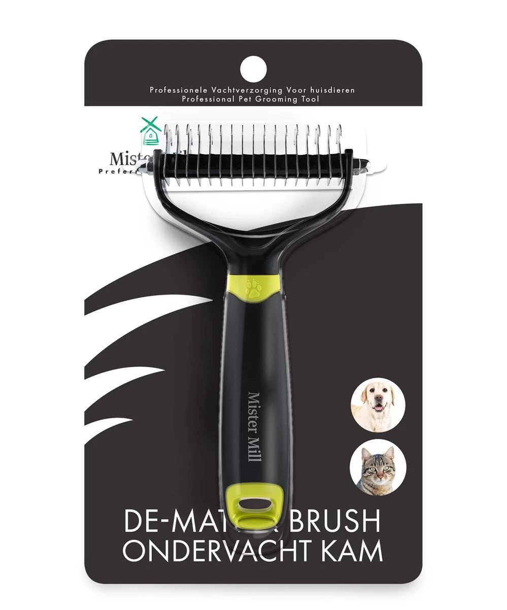 Mister Mill Professionele 2-Zijdige Ondervacht Kam Voor Hond En Kat – Honden/Kattenborstel – Klittenkam – 9,5 Cm. 10 Mister Mill Professionele 2-Zijdige Ondervacht Kam Voor Hond En Kat – Honden/Kattenborstel – Klittenkam – 9,5 Cm. - Afbeelding 8