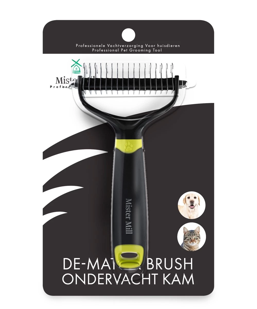 Mister Mill Professionele Set Honden Kattenborstel - Ondervachtkam Plus Slickerborstel 8 Mister Mill Professionele Set Honden Kattenborstel - Ondervachtkam Plus Slickerborstel - Afbeelding 6